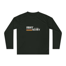 Load image into Gallery viewer, First in the Glory -70s Retro Long Sleeve Shirt
